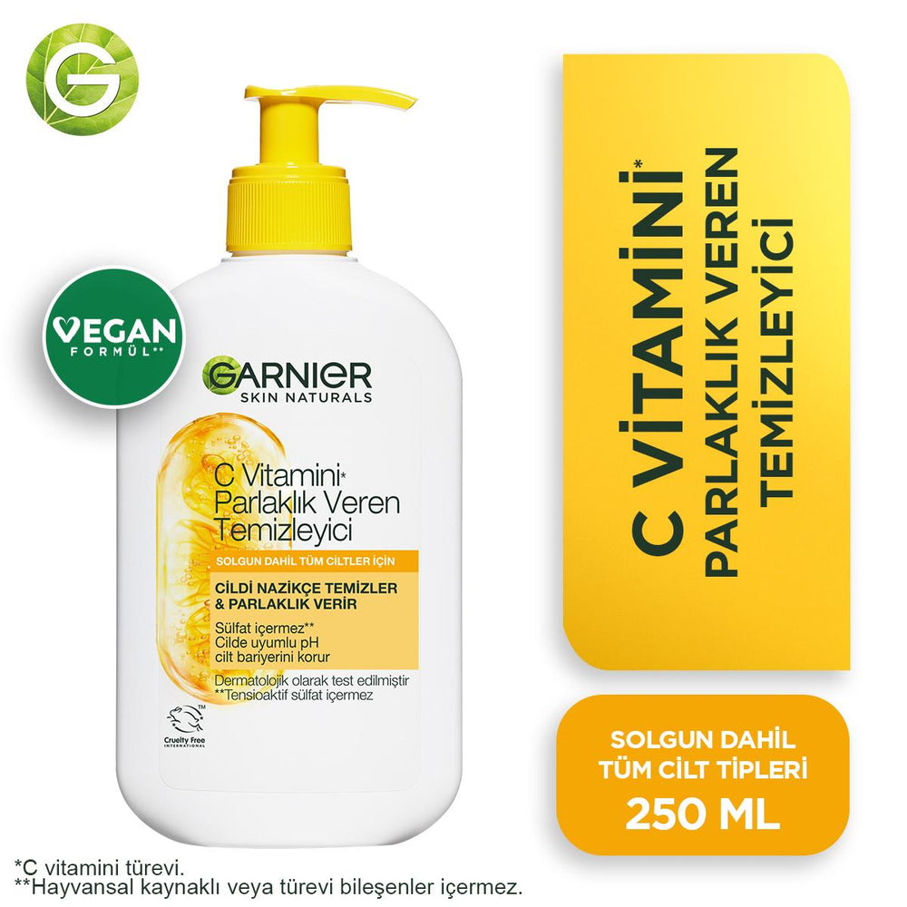 Garnier Vitamin C Brightening Facial Cleanser - 8.45 fl oz - Enhances Skin Radiance & Provides Antioxidant Benefits - image 4