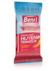 Benri Bathroom and Kitchen Hygiene Wipes 50 Count - Effective Cleaning Solution for Sink, Countertop, and - Fragrance