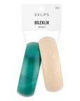 Eklips Face Washing Spa Wristbands Green & Cream 2-Pack