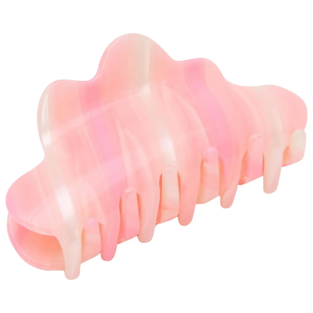 Baby Nimbus Olive Check Hair Claw Clip: Secure Hold, Eco-Friendly Acetate, Effortless Styling for Fine Hair - image 3