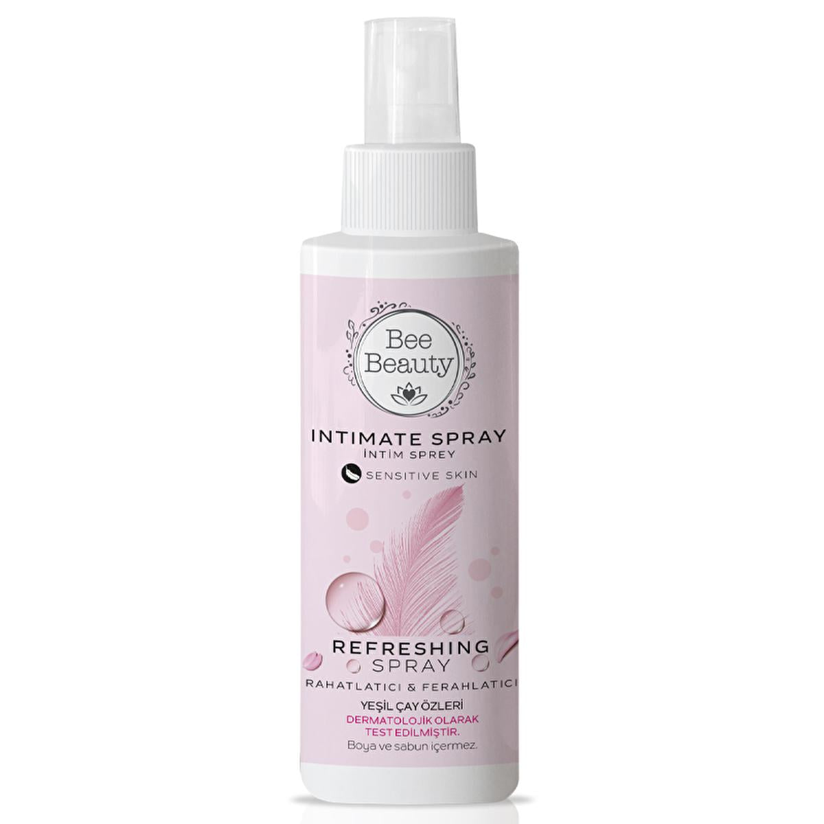 Bee Beauty Intimate Care Spray with Green Tea Extract - 5.24 fl oz, Dermatologically Tested, Natural Feminine Hygiene Bee Beauty Intimate Care Spray - Natural Feminine Hygiene with Green Tea intimate care spray, feminine hygiene spray, green tea extract intimate spray, dermatologically tested intimate care, natural intimate hygiene products, personal care, feminine hygiene, intimate hygiene, green tea extract benefits, freshness guaranteed, gentle intimate care, sensitive skin friendly, daily intimate hygie