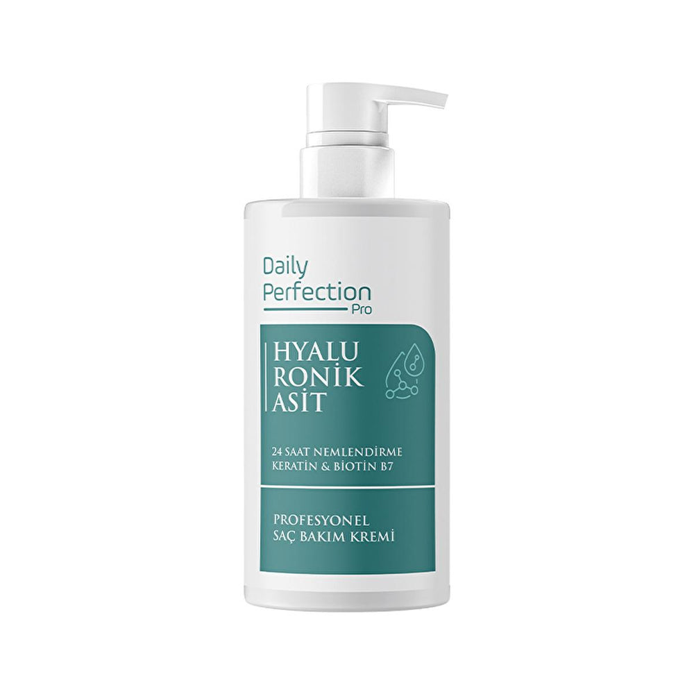 Daily Perfection Pro Hyaluronic Acid Hair Care Cream - Moisturizing, Nourishing, 11.83 fl oz - Hair Mask