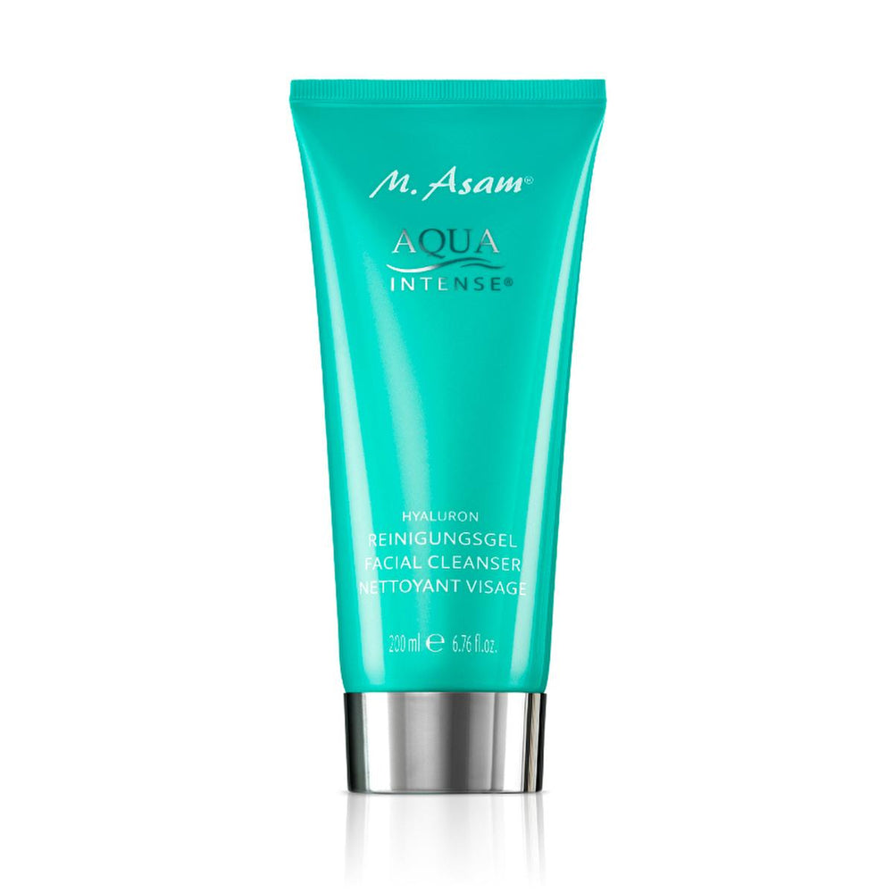 M.Asam Hyaluronic Acid Facial Cleansing Gel - Gentle Exfoliating, Fragrance-Free Skincare for Sensitive Skin, - Cleanser