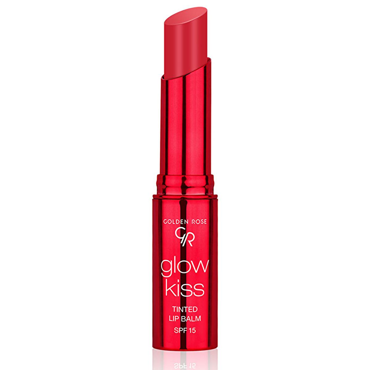 Golden Rose Glow Kiss Strawberry Tinted Lip Balm: SPF 15, Shea Butter, Hyaluronic Acid - Vegan Moisturizing & Sun Protection, Natural Lip Color Golden Rose Strawberry Tinted Lip Balm: SPF, Vegan, Moisturizing tinted lip balm, shea butter lip balm, hyaluronic acid lip balm, SPF lip balm, vegan lip balm, strawberry lip balm, moisturizing lip balm, sun protection lip balm, lip care, lip moisturizer, natural lip color, cruelty-free, ethically sourced, dry lips, chapped lips, lip treatment, beauty, cosmetics, st