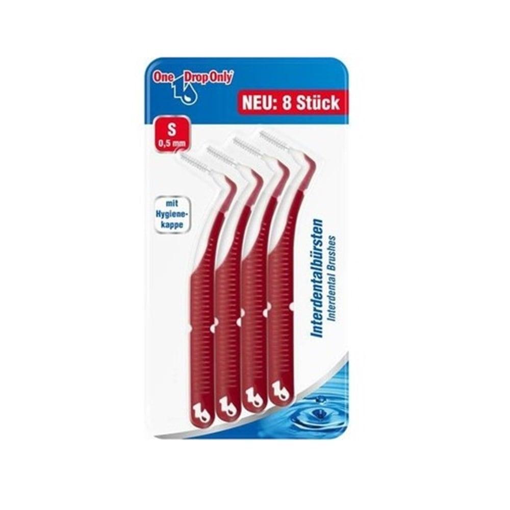 One Drop Only Interdental Brush S 8-Pack - Effective Oral Hygiene for Tight Spaces One Drop Only Interdental Brush S 8-Pack for Oral Hygiene interdental brush, oral hygiene, dental care, interdental cleaning, gum health, tight spaces, plaque prevention, gum recession, dental hygiene, oral health