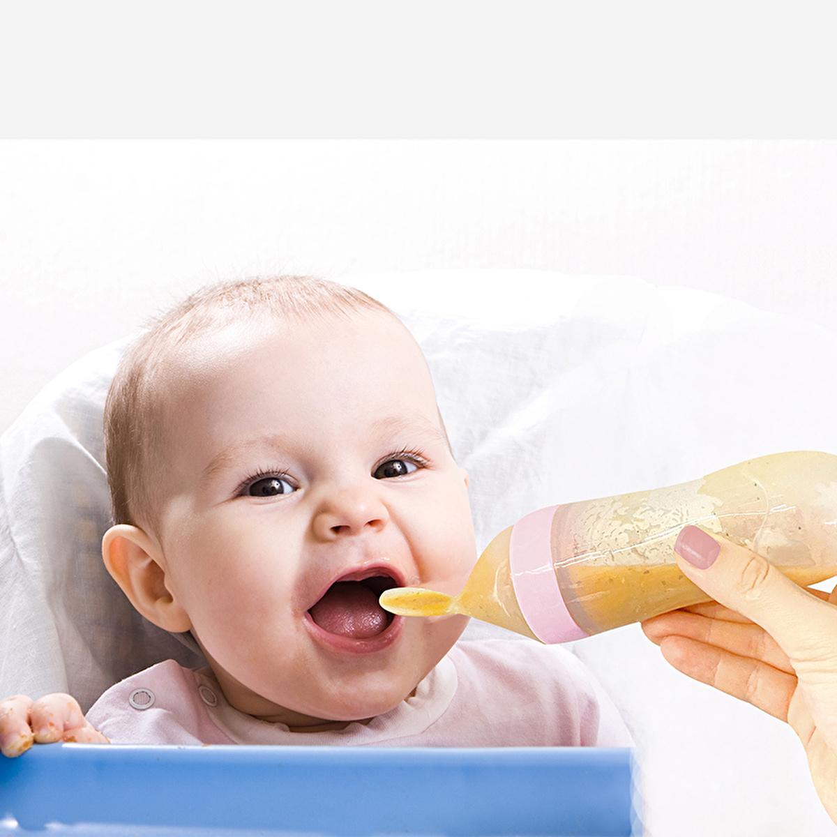 Babyjem Baby Squeeze Spoon - One-Handed Feeding, BPA-Free, Silicone Baby Spoon for Easy Mealtime Baby Squeeze Spoon - BPA-Free & Easy to Use baby squeeze spoon, bpa free baby spoon, baby feeding spoon, silicone baby spoon, one-handed baby feeding, baby feeding accessories, baby care products, parenting essentials, mealtime solutions