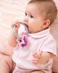 Babyjem Silicone Teether Toy Ring - Safe, BPA-Free, Dishwasher Safe Baby Teething Relief for Infants 3 Months+ - Baby Care