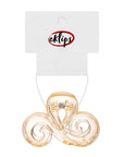 Eklips Pastel Yellow Claw Clip for Secure and Gentle Hold