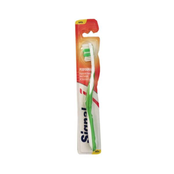 Signal Performance Ergonomic Toothbrush - Effective Oral Hygiene for Daily Use - Toothpaste