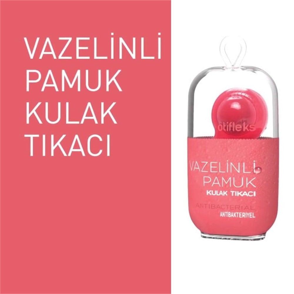 Otifleks Ear Plugs - Vazelinli Pamuk, Anti-bakteriyel, Reusable Ear Plugs for Sleeping, Swimming - Comfortable Noise Reduction Otifleks Ear Plugs - Comfortable & Anti-bakteriyel Ear Plugs, Vazelinli Pamuk Kulak Tıkacı, Anti-bakteriyel Ear Plugs, Reusable Ear Plugs, Swimming Ear Plugs, Sleeping Ear Plugs, Noise Reduction, Comfortable Ear Plugs, Hygiene Ear Plugs, Customizable Ear Plugs