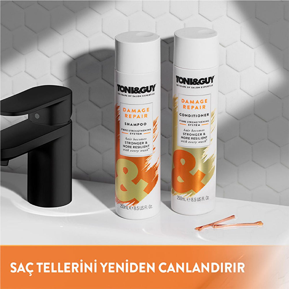 Toni&Guy Shampoo for Damaged Hair - Gentle, Non-Greasy Cleansing & Volume Boost - 250ml - view 6