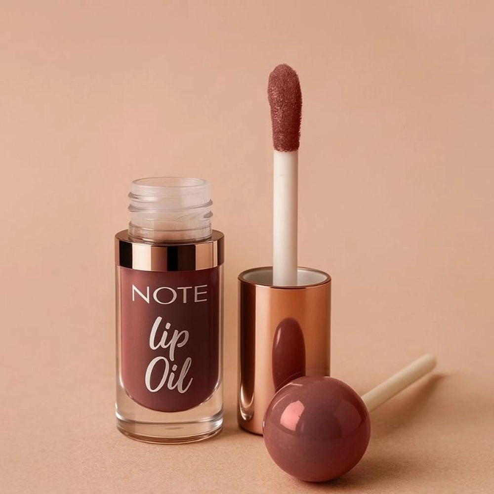 Note Lip Oil in Mocha Kiss for Hydrated Lips 6ml