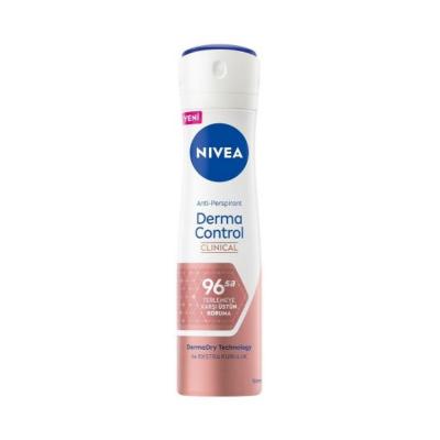 nivea derma control clinical deodorant 150ml front view, nivea derma control clinical deodorant 150ml back view Nivea Derma Control Clinical Deodorant - 96-Hour Protection | 150 ml Nivea Derma Control Clinical Deodorant | 150 ml nivea, deodorant, anti-perspirant, derma control, 96 hour protection, personal care, body care, sweat protection, ai-generated, clinical deodorant