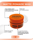 Morfose Ossion Matte Pomade Wax for Natural Hair Styling - 3.38 fl oz, Water-Based, Medium Hold, Residue-Free - view 2
