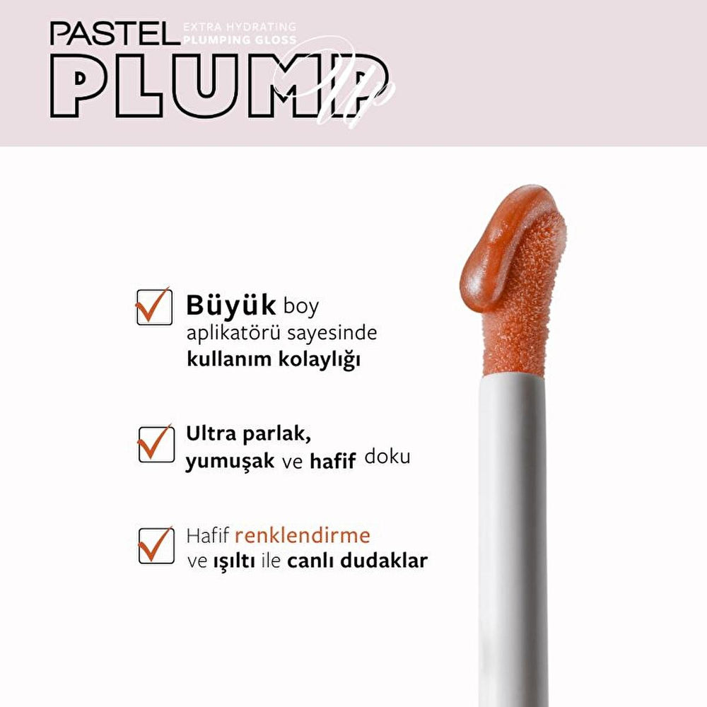 Pastel Profashion Plump Up Extra Hydrating Plumping Gloss 202 - Vegan Hydrating Lip Gloss with Plumping Effect - view 6