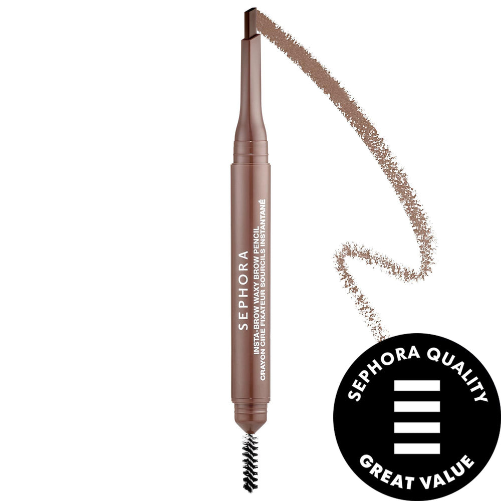 Insta-Brow Waxy Brow Pencil - Paraben-Free, Cruelty-Free Cosmetics for Natural Brow Color Insta-Brow Waxy Brow Pencil - Natural, Buildable Brow Color waxy brow pencil, paraben-free brow product, cruelty-free cosmetics, natural brow color, conditioning brow pencil, brow care, makeup, cosmetics, eyebrow makeup, paraben-free, cruelty-free, brow pencil, brow shaping, brow filling