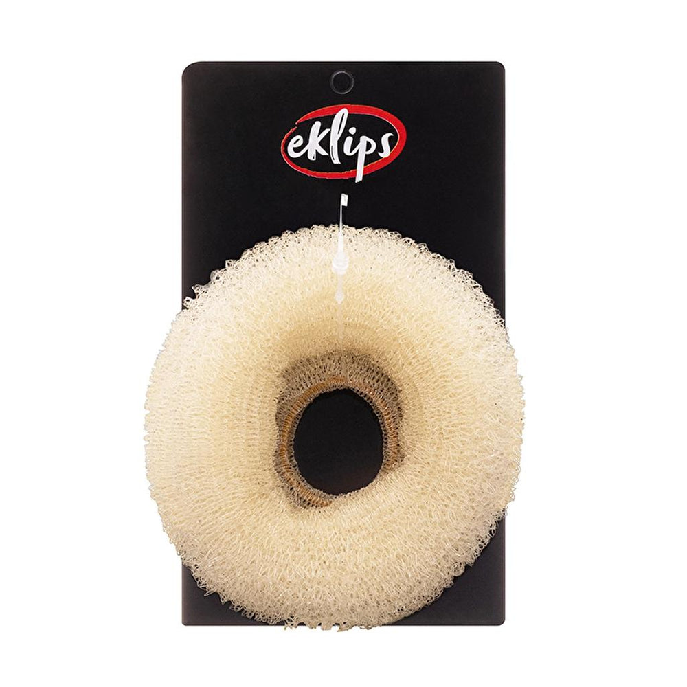 Eklips Cream Hair Donut Bun Maker Medium