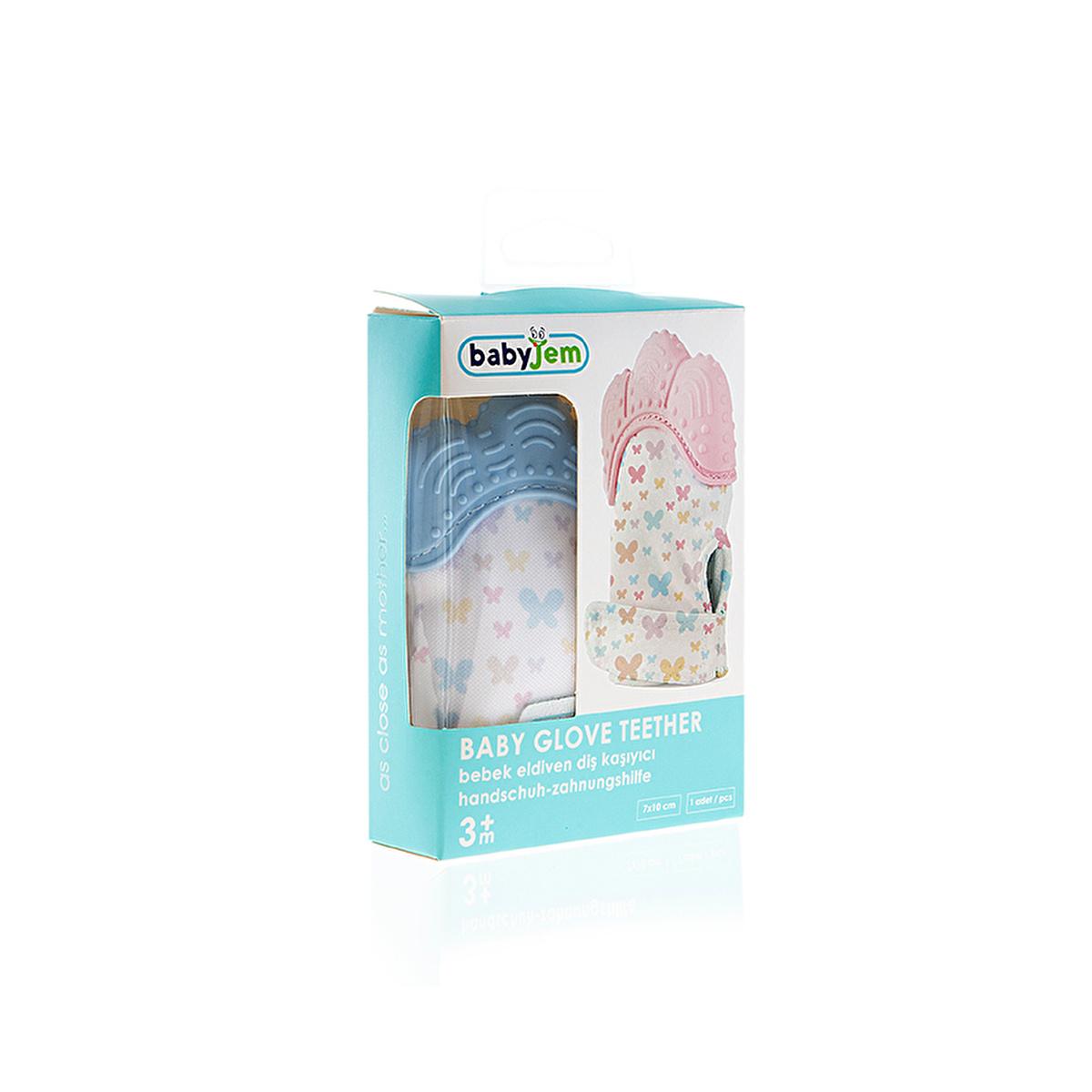 Babyjem Baby Teething Glove - Soft Teething Relief for Infants, Comfortable Hand Teether with Textured Surface Baby Teething Glove - Soft Relief for Babies baby teething glove, teething relief for infants, baby hand teether, soft teething toy, baby teething comfort, baby products, teething solutions, baby comfort, parenting essentials, baby care