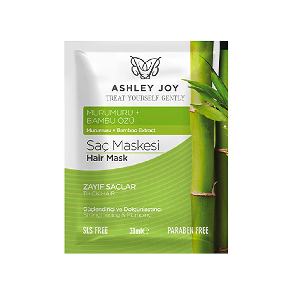 Ashley Joy Volumizing & Strengthening Hair Mask: Murumuru Oil & Bamboo Extract for Chemically Treated Hair - Thermal Protection & Thickening Ashley Joy Hair Mask: Volumizing & Strengthening - Shop Now! Hair Mask, Volumizing Hair Mask, Strengthening Hair Mask, Murumuru Oil Hair Treatment, Bamboo Extract Hair Mask, Hair Mask for Chemically Treated Hair, Thermal Protection Hair Mask, Hair thickening mask, hair care, hair treatment, damaged hair, weak hair, chemically treated hair, volume, thickness, hair repai