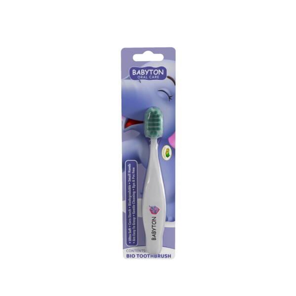 Babyton Bio Soft Toothbrush Elephant Design 1 Pack