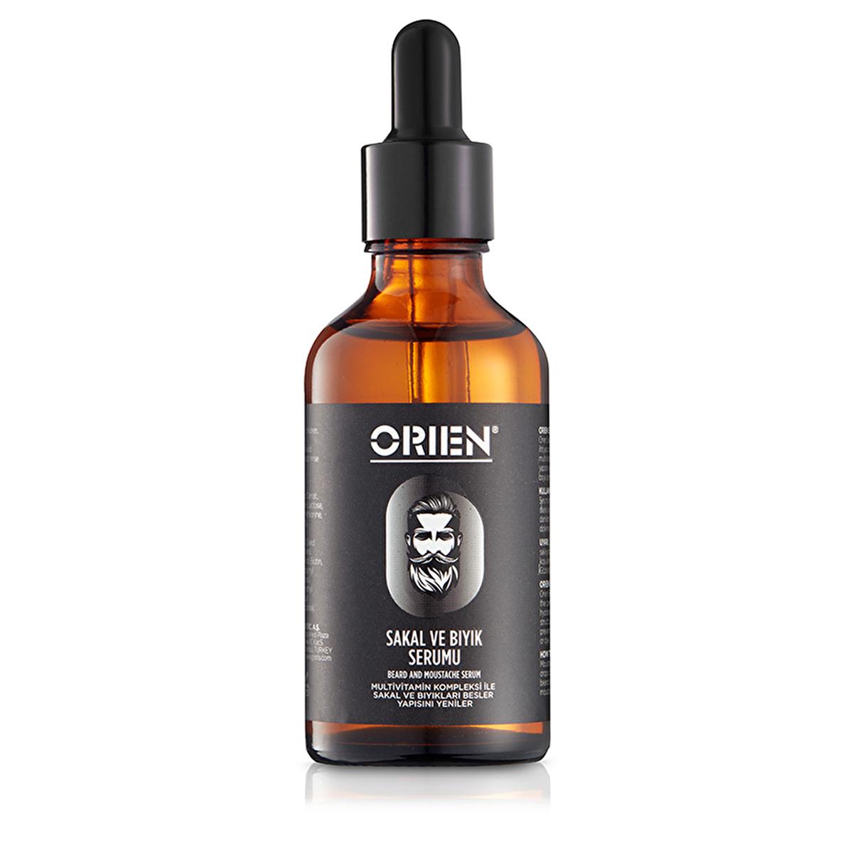orien beard and mustache serum 50 ml bottle, men's grooming serum for facial hair, natural beard care product by orien Orien Beard and Mustache Serum - Nourishing Formula for Men | 50 ml Orien Beard and Mustache Serum 50 ml orien, beard-care, mustache-care, men-grooming, serum, moisturizing, sensitive-skin, multivitamin, hair-growth, ai-generated