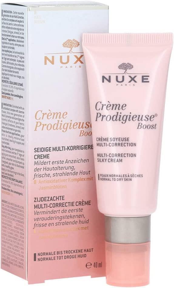 nuxe multi correction silky cream 40 ml, nuxe silky cream for normal to dry skin Nuxe Creme Prodigieuse Boost Multi Correction Silky Cream - 40 ml Nuxe Silky Cream - Multi Correction | 40 ml nuxe, silky-cream, multi-correction, anti-aging, moisturizer, skincare, women, normal-to-dry-skin, natural-ingredients, ai-generated