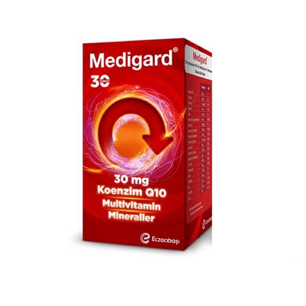 Medigard Dietary Supplement Multivitamin Tablets - Vitamin and Mineral Complex with Koenzim Q10 Medigard Multivitamin Tablets - Vitamin & Mineral Complex dietary supplement, multivitamin, vitamin and mineral complex, Koenzim Q10, health supplement, nutritional support, energy booster, immune system support, antioxidant-rich, busy professionals, health-conscious individuals, dietary restrictions