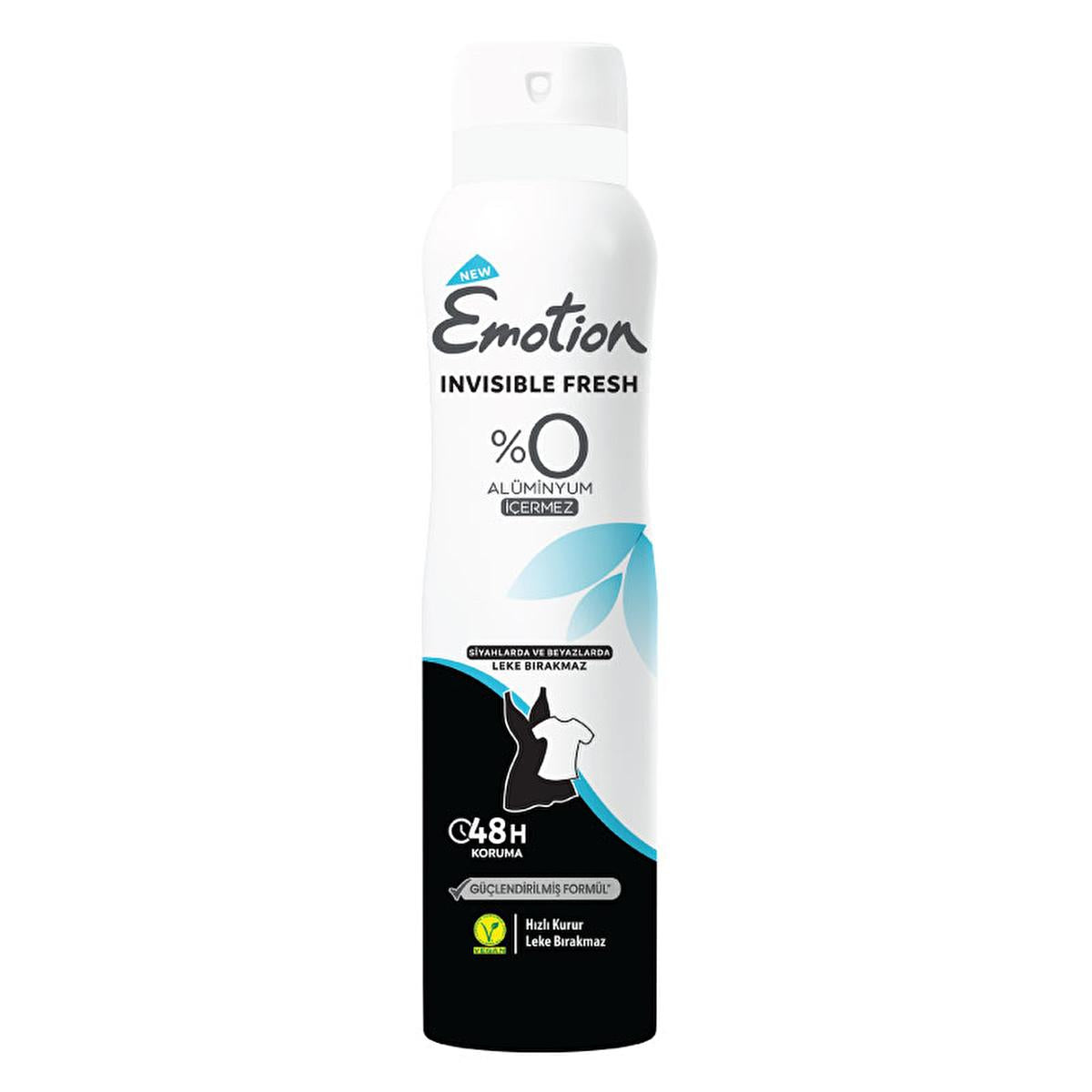Emotion Invisible Fresh Deodorant Spray - 48 Hour Protection, Aluminum-Free, Non-Staining, Fresh Scent Emotion Invisible Fresh Deodorant Spray - 48hr Protection aluminum-free deodorant, invisible fresh deodorant, 48-hour deodorant protection, non-staining deodorant, emotion deodorant spray, natural deodorant, long-lasting deodorant, fresh scent deodorant, personal care, hygiene products, antiperspirant free, odor protection, clothing care, sensitive skin deodorant