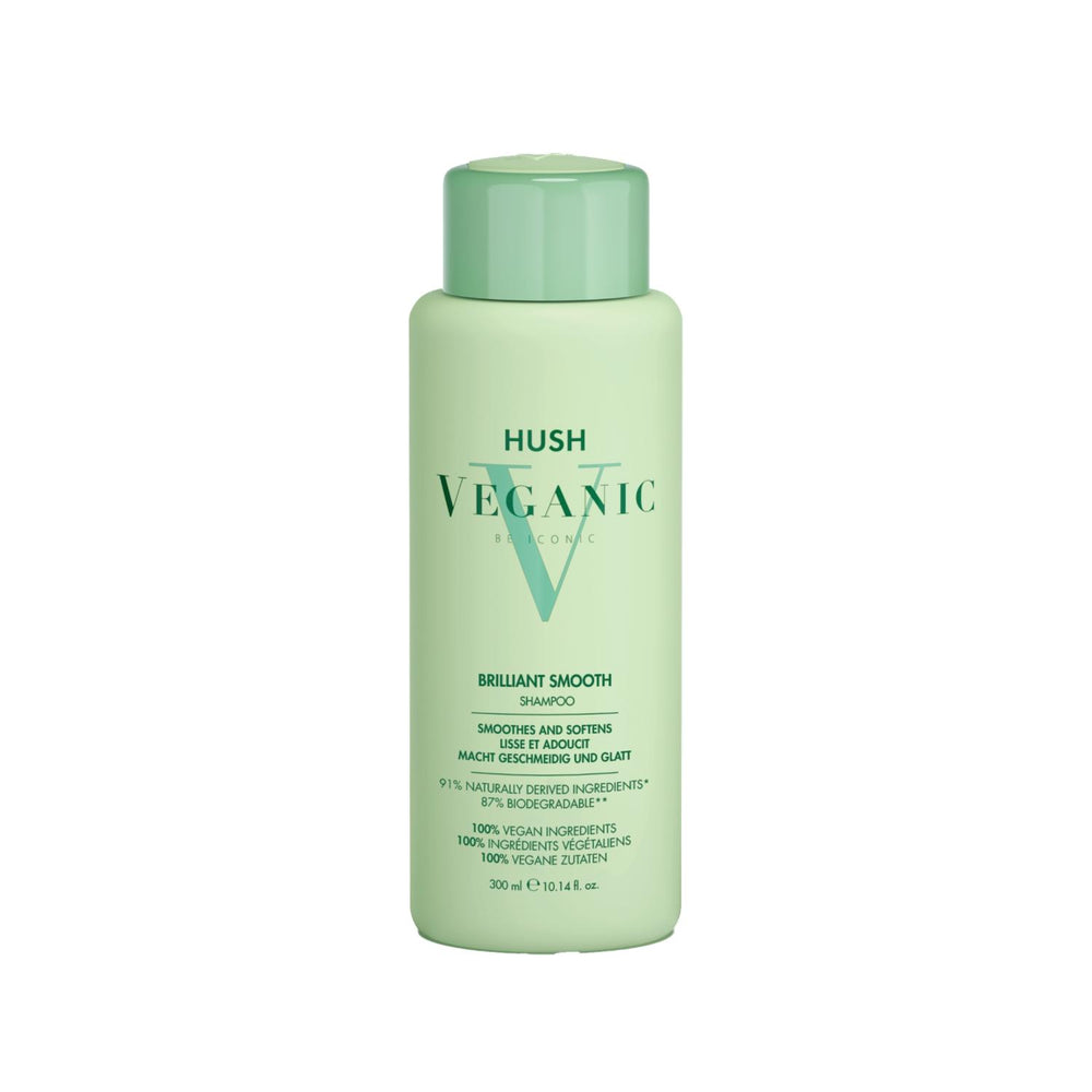 Hush Veganic Brilliant Smooth Shampoo for Frizzy Hair 300ml