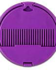 Eklips Purple Folding Pocket Mirror & Comb Set