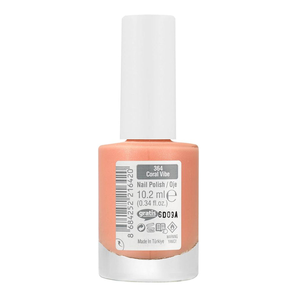 Beaulis Aura Nail Polish 364 Coral Vibe 8ml