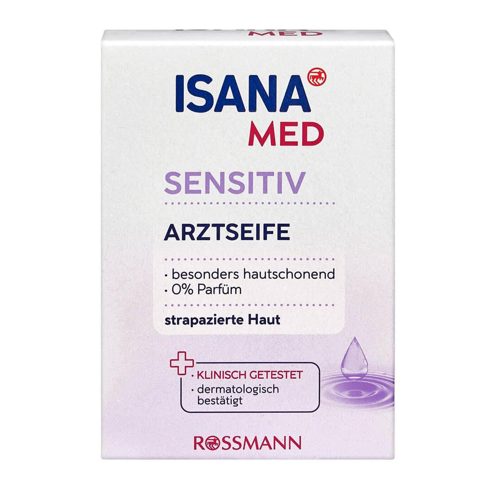 Isana Med Sensitive Skin Bar Soap Gentle Cleansing 100g