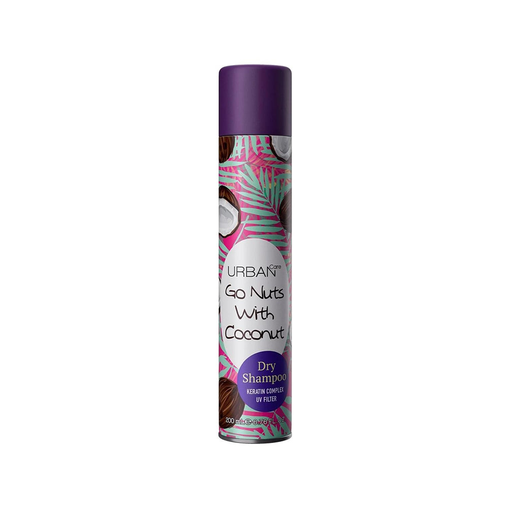 URBAN Care Dry Shampoo Go Nuts With Coconut - Volumizing, 6.76 fl oz URBAN Care Dry Shampoo with Coconut - 6.76 fl oz dry shampoo, coconut dry shampoo, volumizing dry shampoo, URBAN Care dry shampoo, hair care products, hair refreshment, oil absorption, volume enhancement, coconut hair care, waterless shampoo, busy lifestyle hair care, travel hair care, post-workout hair refreshment
