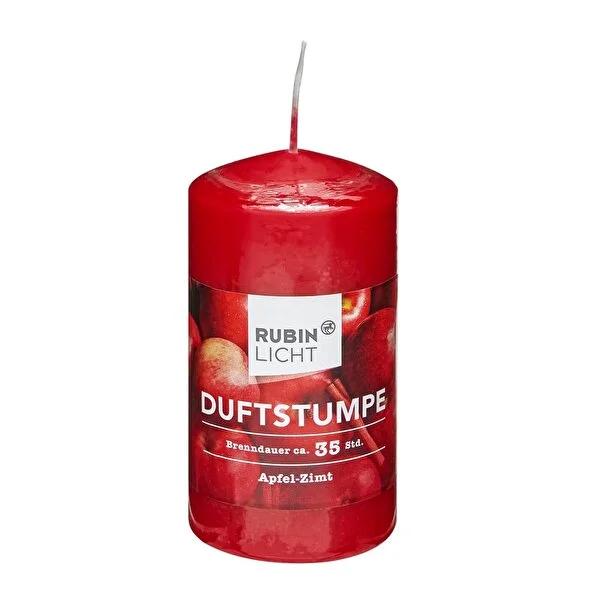 Rubin Licht Apple Cinnamon Scented Candle - Long-Lasting Fragrance, 35 Hours Burn Time Rubin Licht Apple Cinnamon Scented Candle - 35 Hours Burn Time scented candle, apple cinnamon fragrance, paraffin wax candle, long-lasting candle, home fragrance, cozy ambiance, relaxing atmosphere, home decor, comforting scent, apple scented candle, cinnamon scented candle