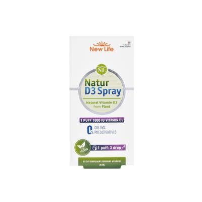 New Life Natur Vitamin D3 Spray 1000 IU - Vegan & Vegetarian Friendly Dietary Supplement New Life Natur Vitamin D3 Spray 1000 IU - Vegan Friendly Vitamin D3 Spray, Vegan Vitamin D Supplement, Vegetarian Vitamin D3, 1000 IU Vitamin D3, Natural Vitamin D Supplement, Dietary Supplement, Vegan Dietary Supplement, Vegetarian Dietary Supplement, Sea Algae Vitamin D3, Natural E Vitamin Preservative, Unflavored Supplements, Convenient Supplements, Bone Health Support, Immune Function Support