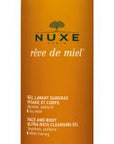 Nuxe Reve de Miel: Gentle Face & Body Wash Gel - Natural Honey & Sunflower Cleanser for Dry, Sensitive Skin - 400ml Nuxe Reve de Miel Face & Body Wash - Dry, Sensitive Skin face and body wash, dry sensitive skin cleanser, natural face wash, moisturizing body wash, honey sunflower skincare, gentle cleansing gel, nuxe reve de miel, hydrolipid barrier, sensitive skin body wash, natural skincare, face wash, body wash, dry skin, sensitive skin, honey, sunflower, natural ingredients, gentle cleanser, moisturizing