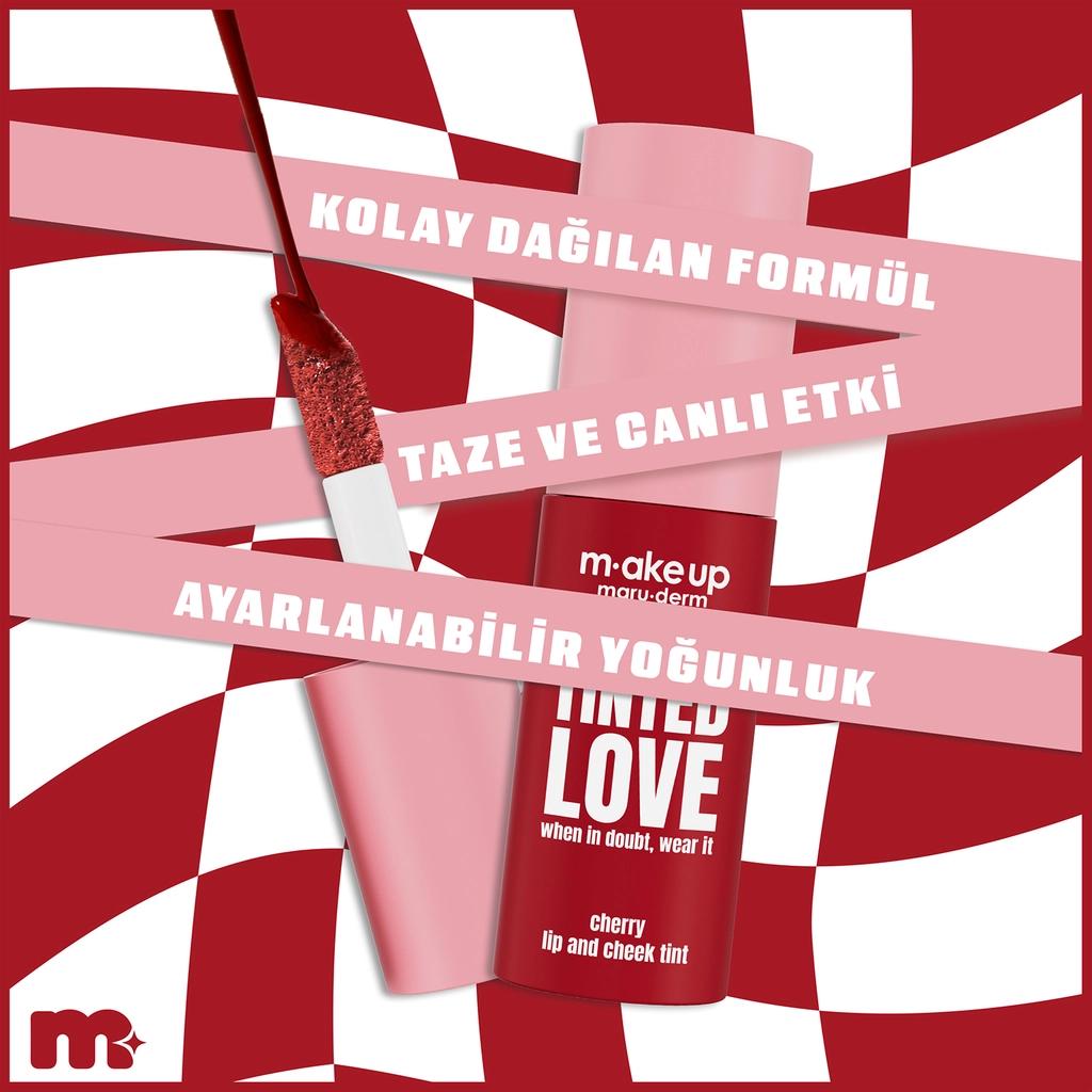 Maruderm Tinted Love Lip &amp; Cheek Tint - 10ml