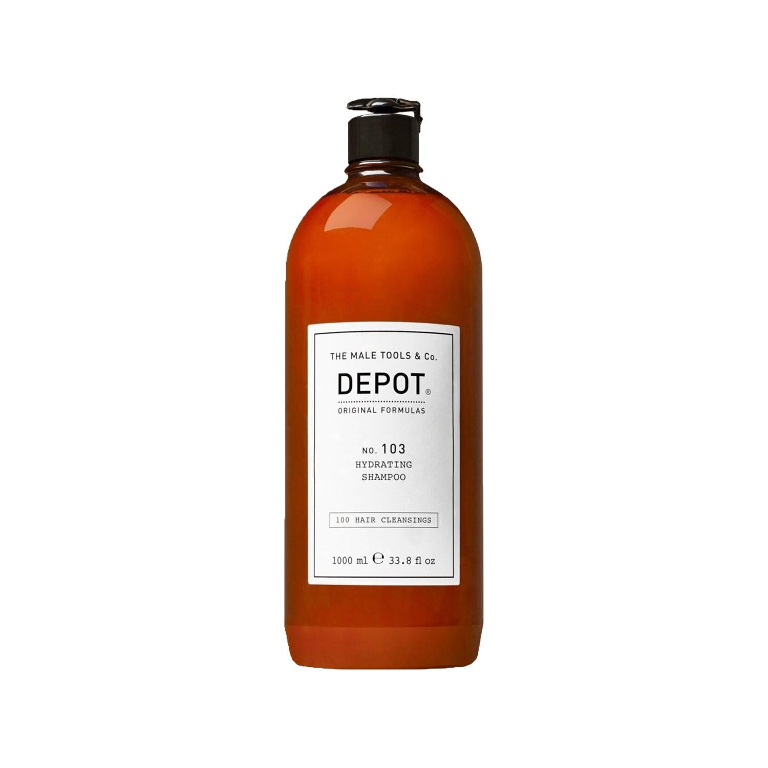 Depot No. 103 Hydrating Shampoo - Moisturizing 1000ml for Dry Hair, Nourishing Hair Care Depot No. 103 Hydrating Shampoo 1000ml hydrating shampoo, moisturizing shampoo, Depot No. 103, large capacity shampoo, nourishing hair care, 1000 ml shampoo, dry hair solution, hair moisturizer, shampoo for dry hair, moisturizing hair care