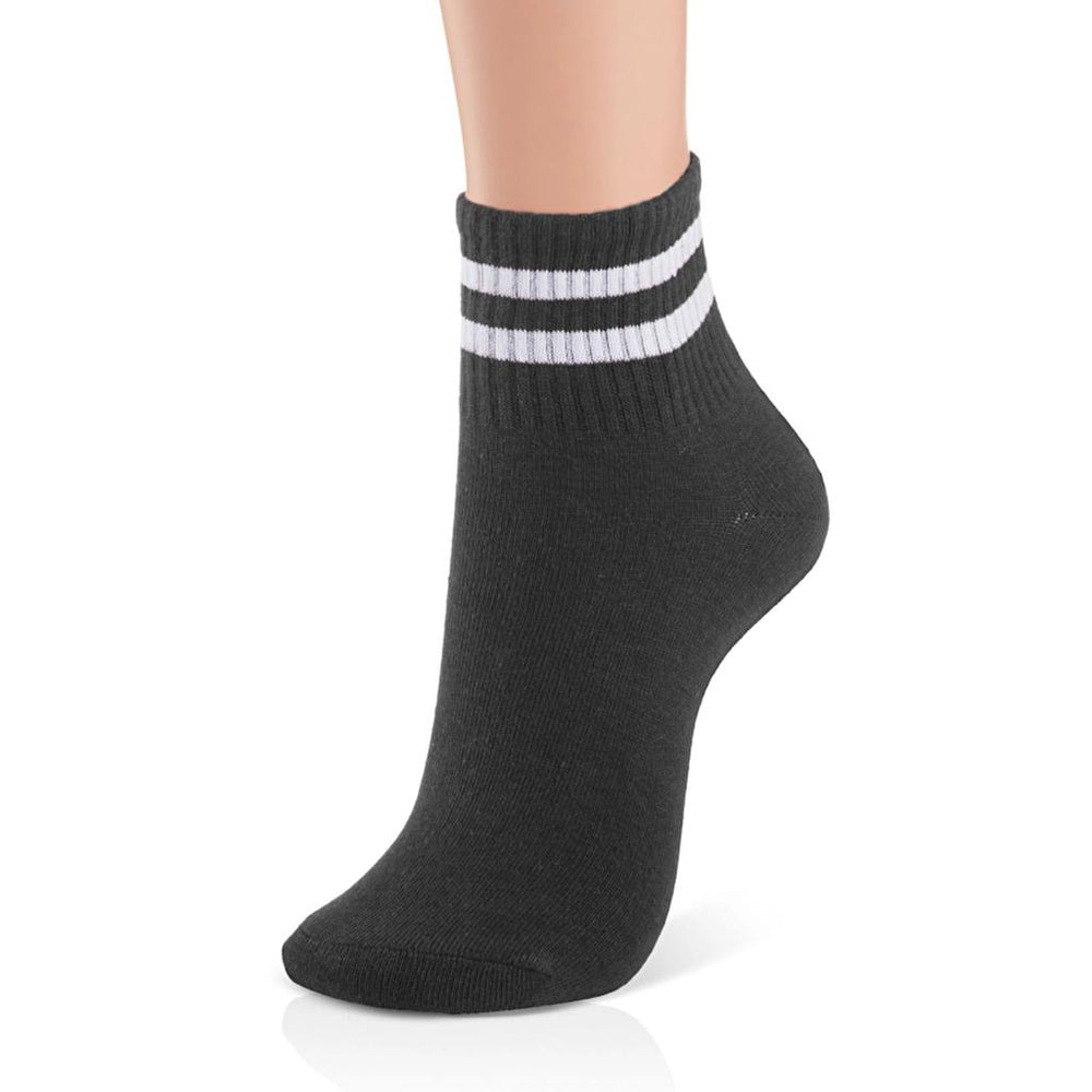 Eklips Black & White Striped Socks 2-Pack