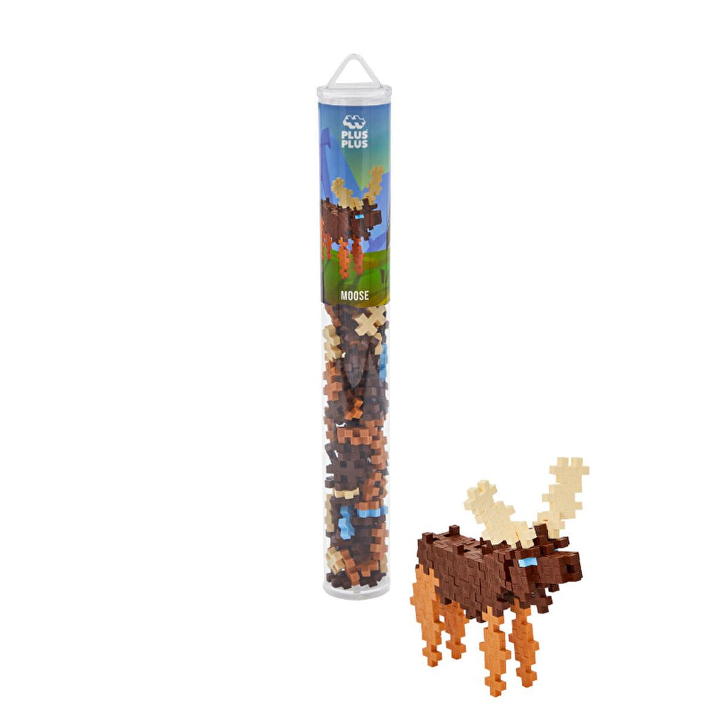 Plus Plus Construction Toy, 100 Piece Creative Building Set in Reusable Tube - Danish Made Educational Toy for Kids - Toy