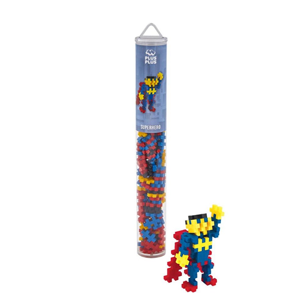 Plus Plus Construction Toy, 100 Piece Reusable Creative Building Set for Kids - Travel Friendly Danish Design - view 3
