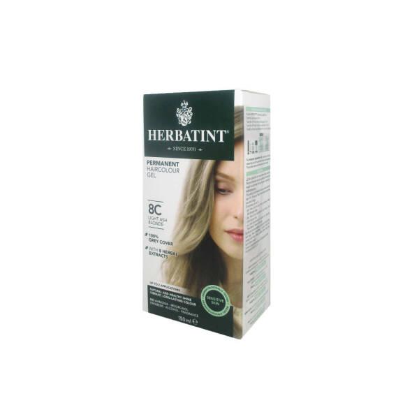 Herbatint Hair Dye - Natural Light Ash Blonde Color, Ammonia-Free, Paraben-Free, Herbal Hair Color for Gray - Hair Dye