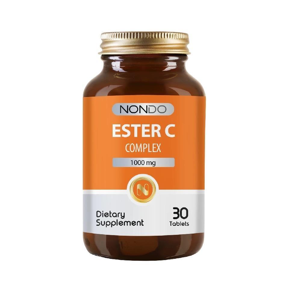 Nondo Ester C Complex 1000 mg Vitamin C Supplement - 30 Tablets