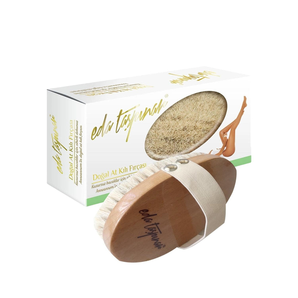 Eda Taşpınar Natural Horse Hair Brush - Body Massage Tool | 1 Count - image 3