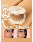 Sheglam Lock & Go Cushion Foundation for Dewy Skin Sand 15g