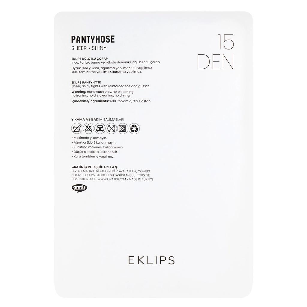 Eklips Onion Color Pantyhose Sheer Comfort Tights Size M
