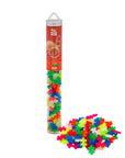 Plus Plus Construction Toy - 100 Piece Fosforlu Mix in Reusable Tube, Made in Denmark - Toy