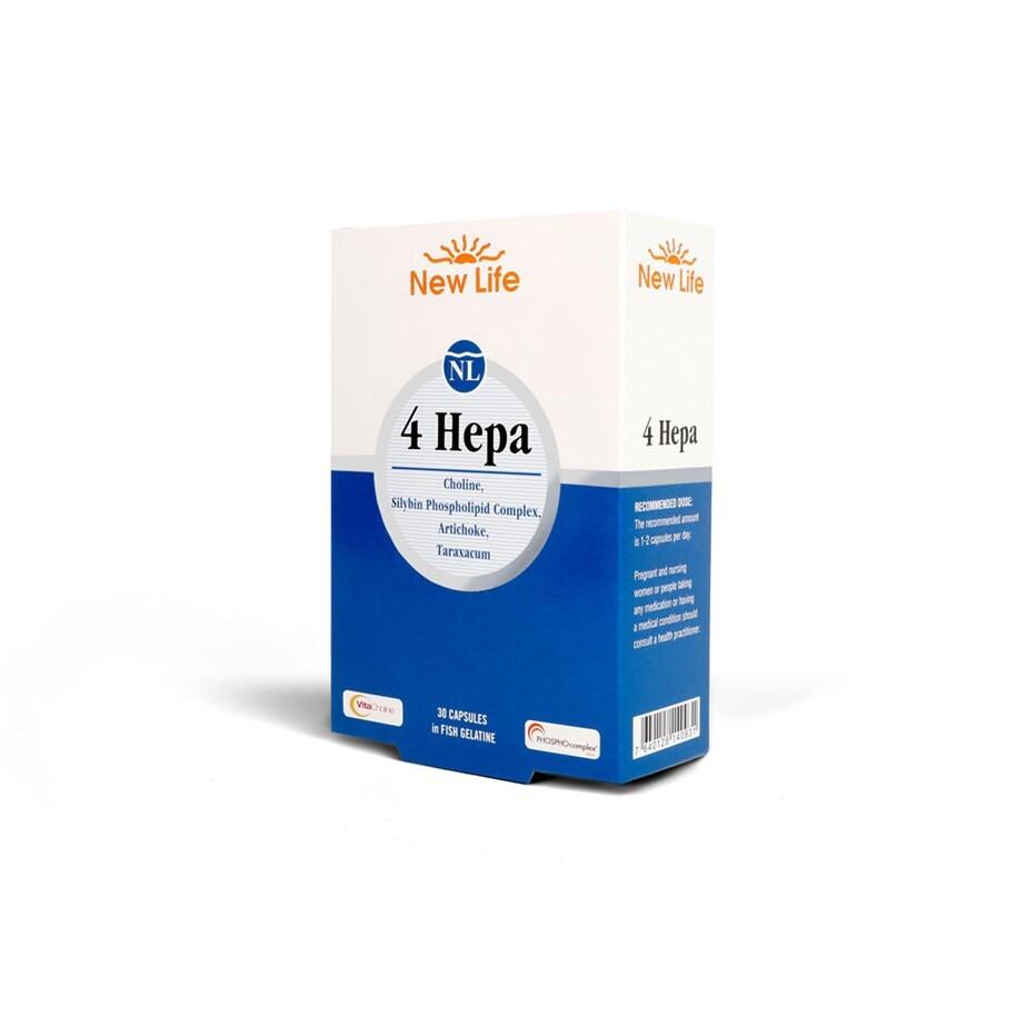 New Life 4 Hepa: Liver Support Supplement - Silibin Phospholipid Complex, Choline, Artichoke & Dandelion for Liver Health & Detox - image 7