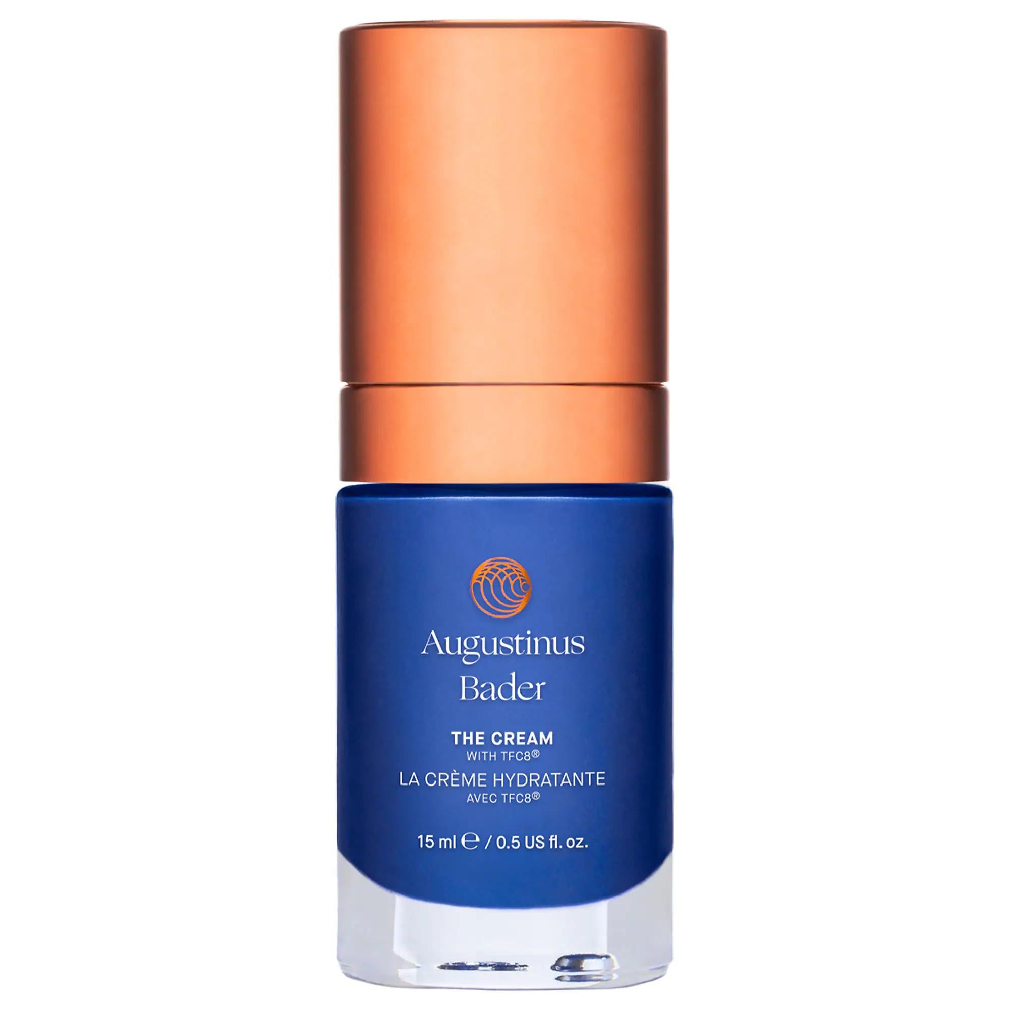 Augustinus Bader Mini The Cream with TFC8® Face Moisturizer: Clinically Proven Anti-Aging, Fine Line & Hyperpigmentation Treatment Augustinus Bader The Cream: Anti-Aging Face Moisturizer face moisturizer, anti-aging cream, hyperpigmentation treatment, fine line reduction, wrinkle repair cream, TFC8 moisturizer, vitamin A skincare, vitamin C face cream, fragrance-free moisturizer, hydrating face cream, skincare, mini size, lightweight, TFC8, Vitamin A, Vitamin C, anti-aging, wrinkle repair, dark spots, hydra