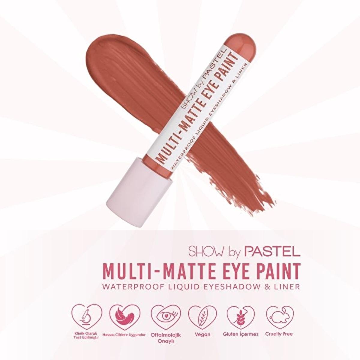 pastel multi-matte eye paint waterproof eyeshadow, close up of pastel multi-matte eye paint, applicator of pastel eye paint Pastel Multi-Matte Eye Paint - Waterproof Eyeshadow & Liner for All Occasions | 0.14 fl oz Pastel Multi-Matte Eye Paint Waterproof Eyeshadow & Liner pastel, multi-matte-eye-paint, waterproof-eyeshadow, eyeliner, beauty, makeup, eye-makeup, cosmetics, long-lasting, ai-generated